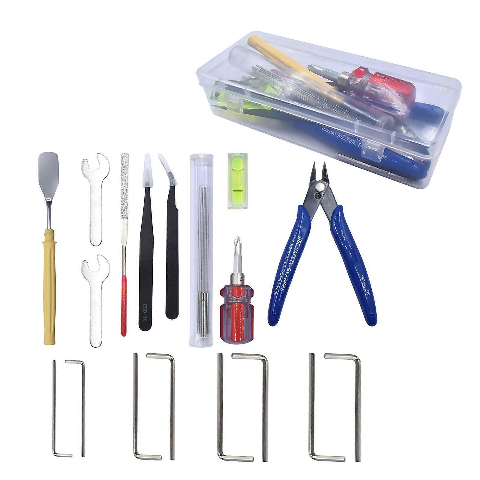 Portable 3D Printing Maintenance Tool Kit Tools For Nozzle Cleaning Finishing And Construction Projects