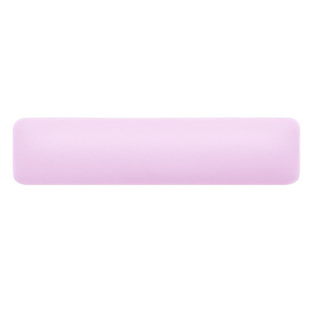 Silicone Keyboard Mouse Wrist Rest Pad Non-Slip Durable & Comfortable for Easy Typing & Pain Relief Safety TPU Pink
