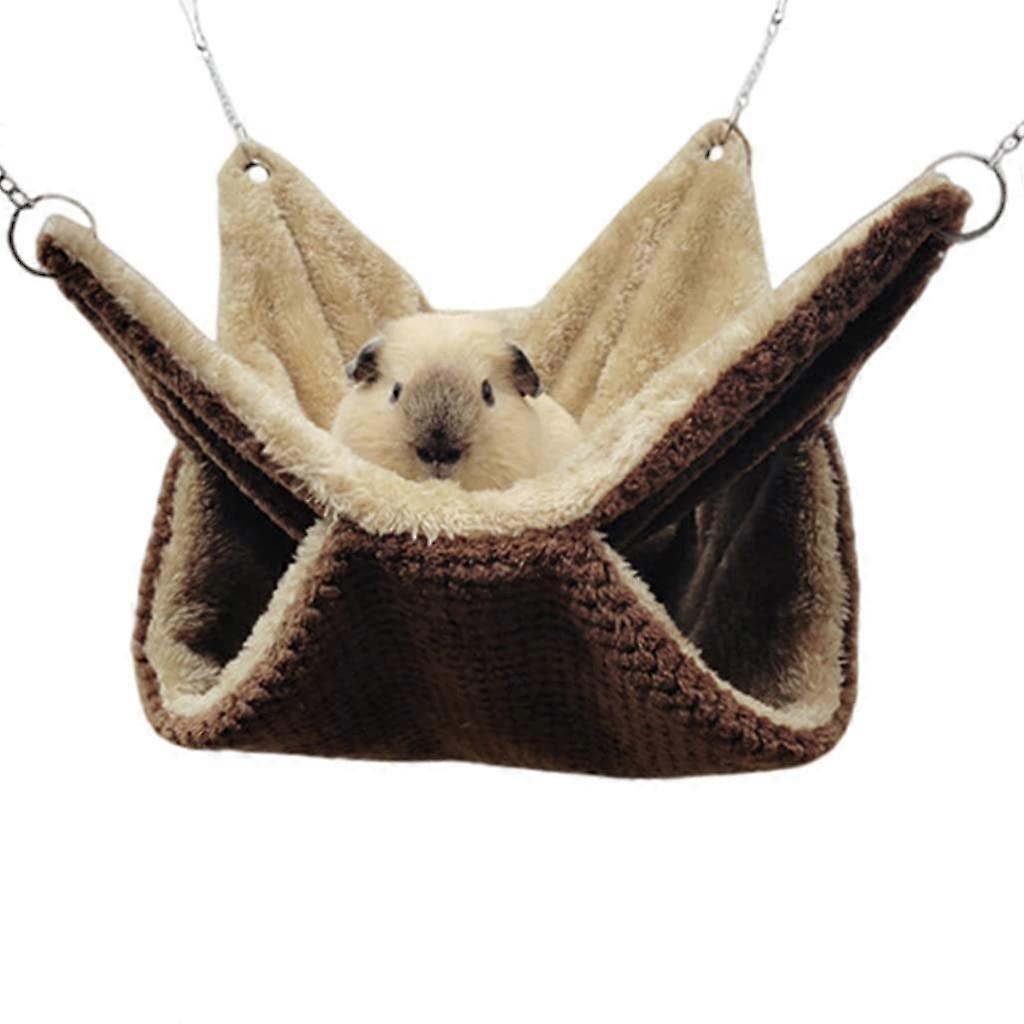 Small Animal Hammock Plush Hideaway Compact Size For Ferrets Hamsters Parrots And Gerbils Cozy Sleep Bed Toy