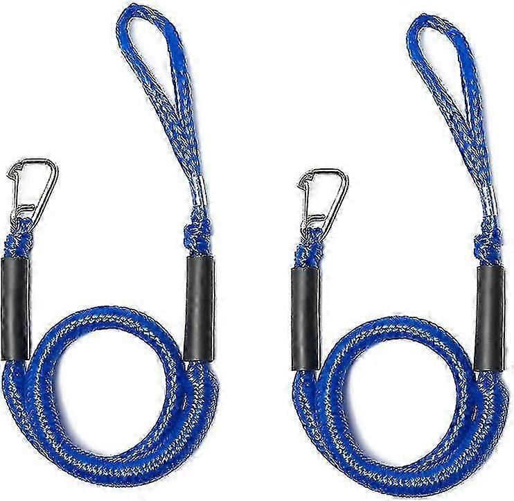 With Stainless Steel Clip Boat Rope Mooring String With Foam Float For Docking,kayak,watercraft,4-5ft,2 Pack-QJWL