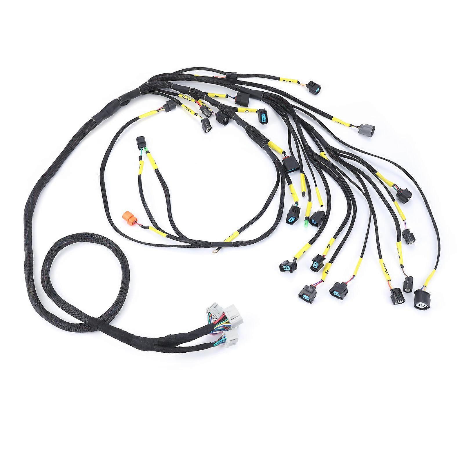 Tucked Engine Wire Harnesses Swaps-Conversion Suitable For K-Swaps K20-24 Series Integra-CRX Multicolor