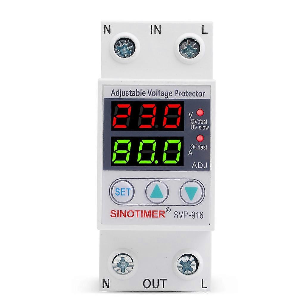 Self-resetting Breaker Single Phase Voltage Protective Device with Overvoltage/Undervoltage/Overcurrent for Protection