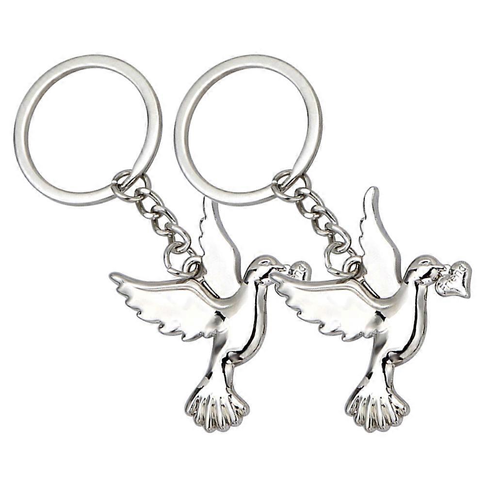 Keychain with Bird Motif, Practical and Eye-Catching, Attach to Bags or Keys