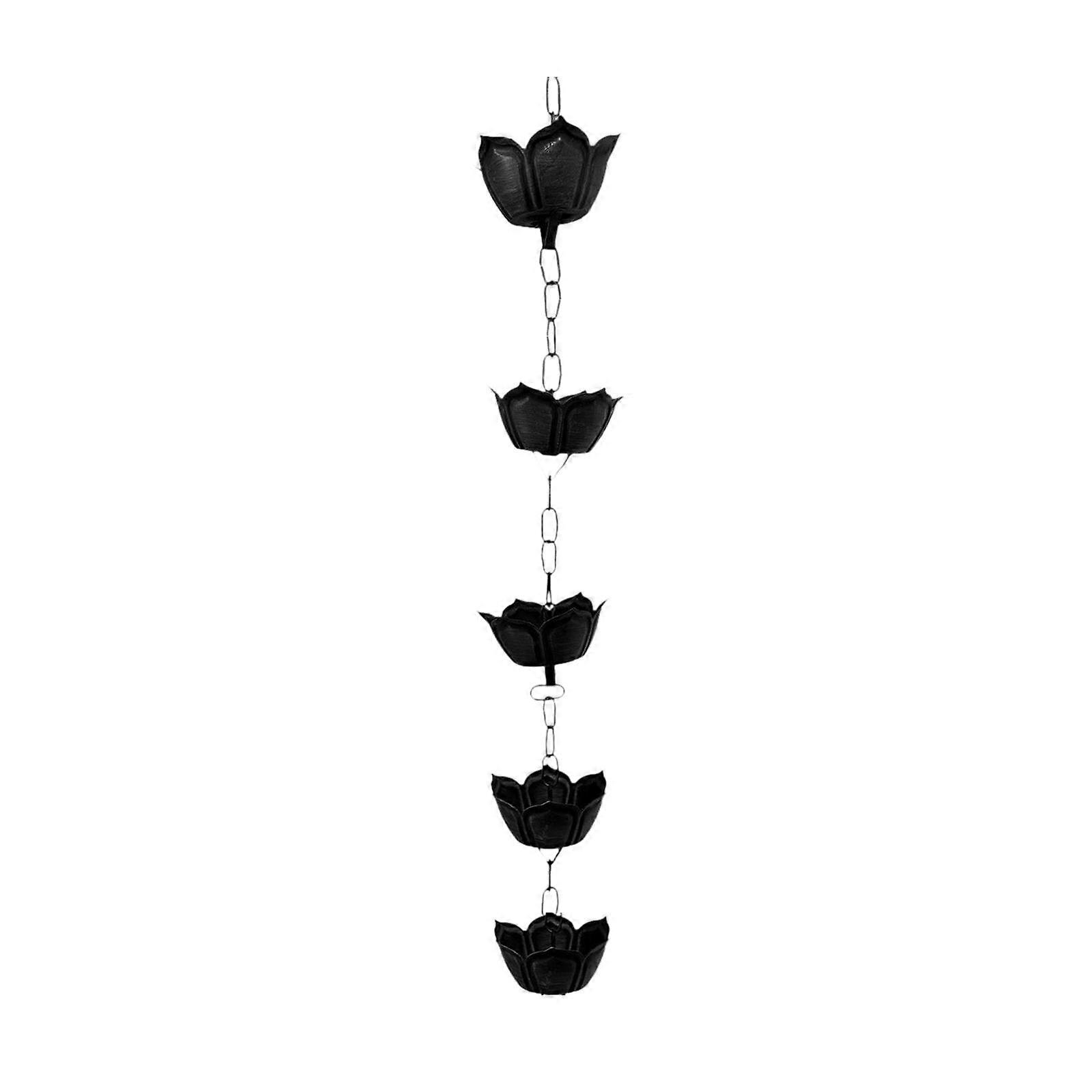 Rain Chain Gutter Adapter Rain Catch System,Convenient Sturdy Metal Downspout
