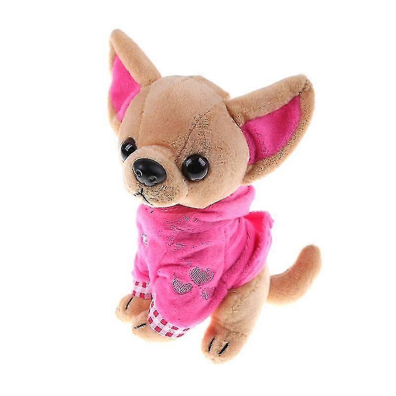 Plush Toy Stuffed for Small Dogs, Approximately 17cm, Ideal for Children's Birthday and Christmas Gifts, Available in Four Colors, 1 Piece