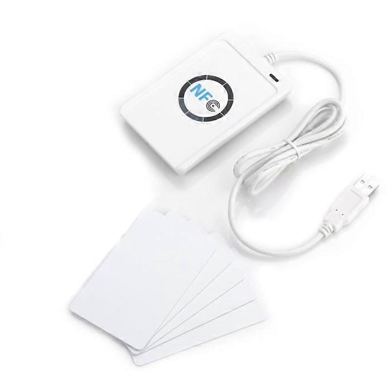 NFC RFID Reader Writer ACR122U ISO 14443AB - EJLIFE - White