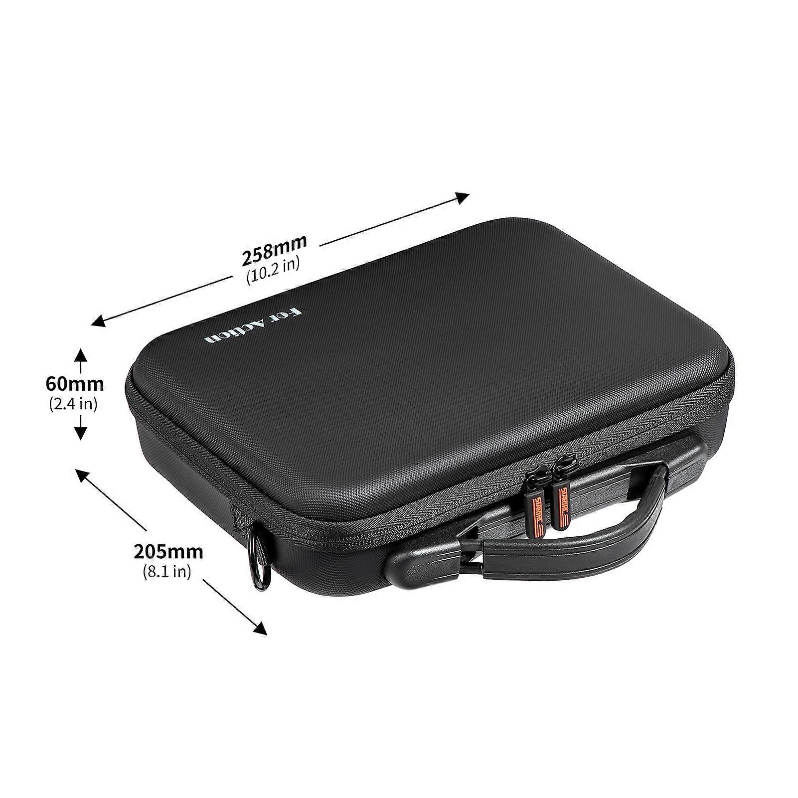 Compact PU Leather Camera Case - Spacious, Durable, and Portable for DJI Osmo Action 4