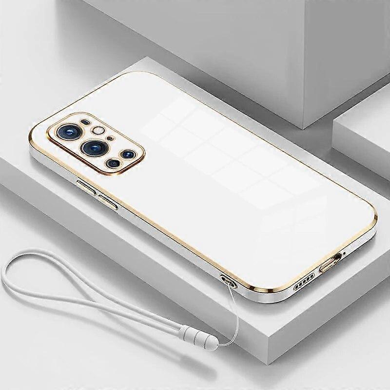 For OnePlus 9 Pro Case 1+9RT Phone Case One Plus 9 Cover OnePlus 9 RT 1+ 9 Pro 9R 9p Luxury Square Plating Shockproof Back Cover
