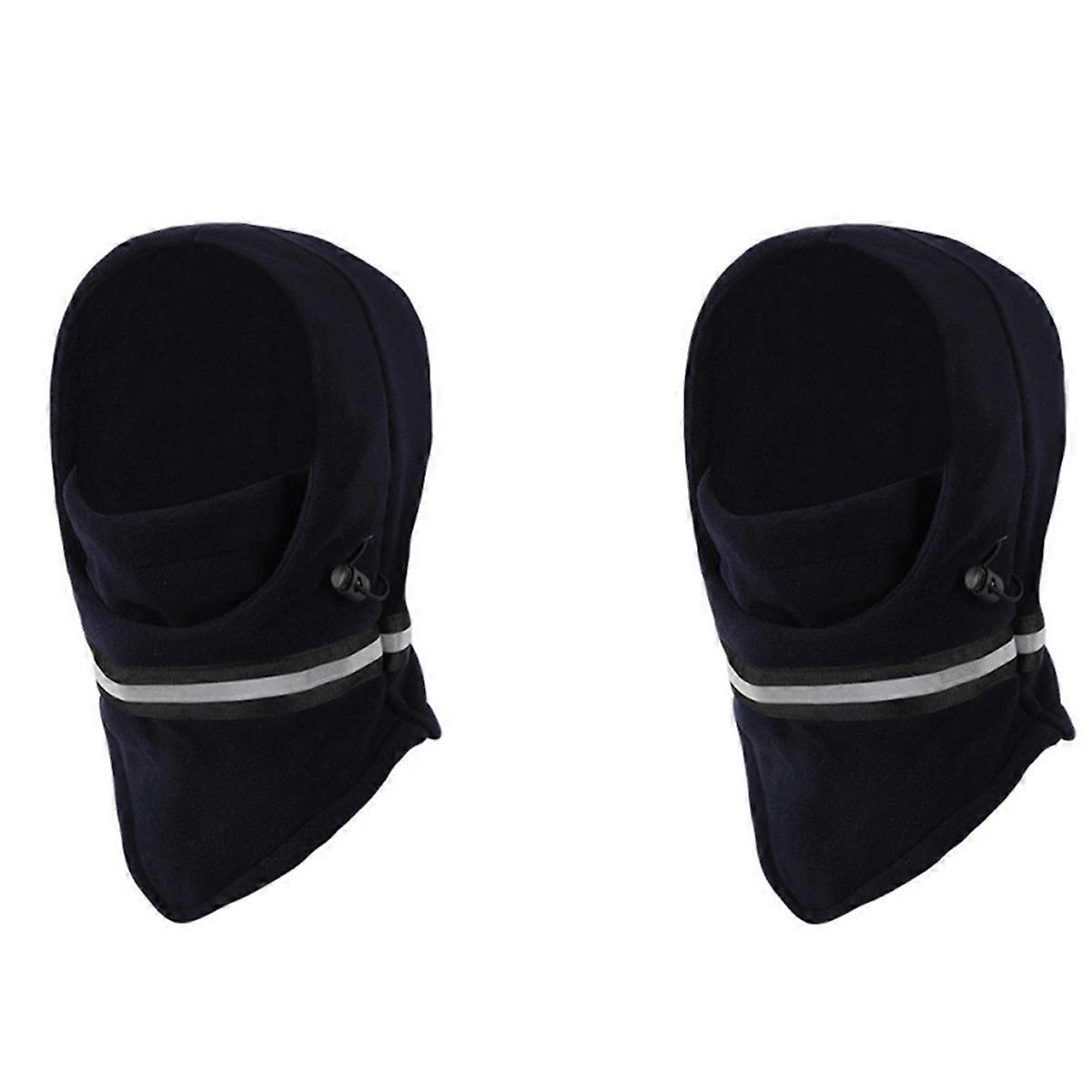 Hi Visibility Reflective Winter Thermal Mask,Navy Blue