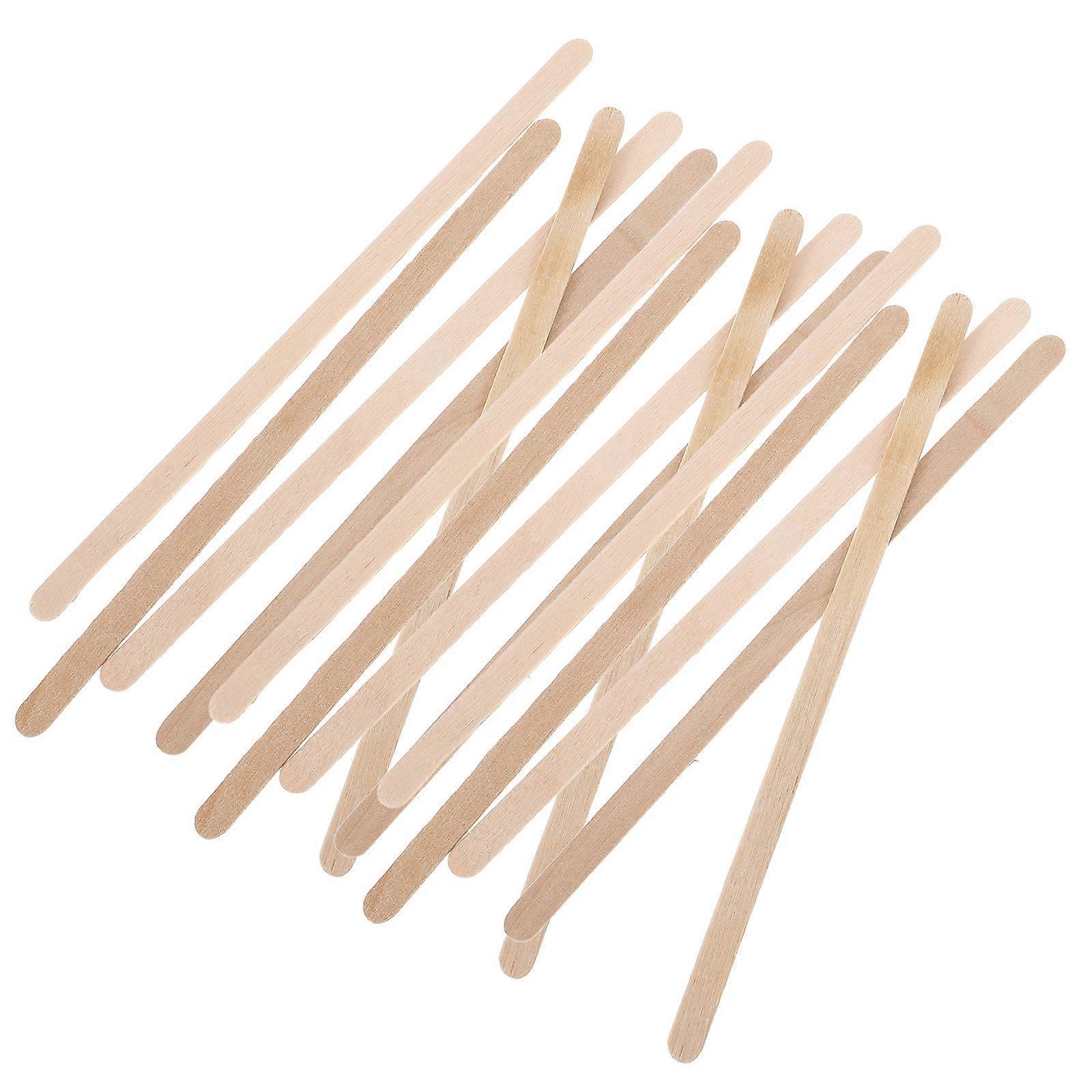 Reusable Wooden Stirring Rods – 100pcs Coffee Stirrers for Home, Bars, and Parties – Safe, Lightweight Mixing Sticks for Hot and Cold Drinks