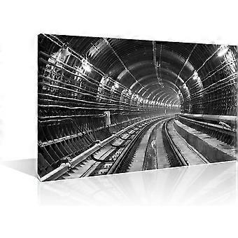 Dunkles Fahrzeug Zug Eisenbahnlinie Dunkle Spur Eisenbahnschienen Holz Puzzle 1000 Stück Lernspielzeug