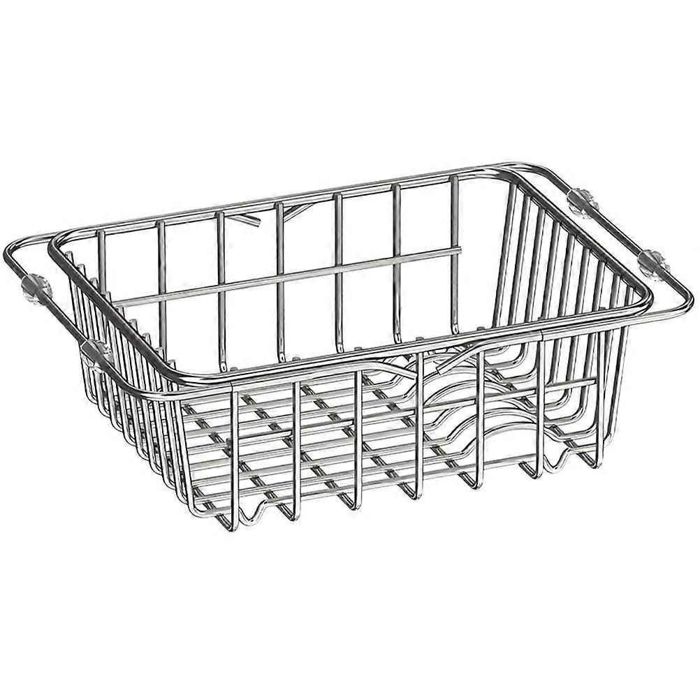 Practical In Sink Drying Rack, Easy-to-clean Stainless Steel Drainer