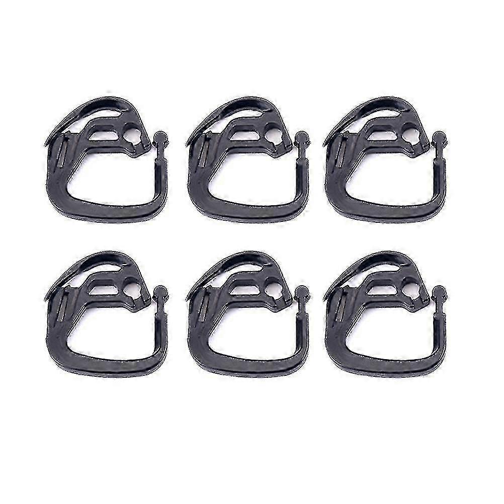 50pcs Black Shade Net Clips Holders Fasten Shade Net Hooks Curtain Hooks Garden Supplies Greenhouse