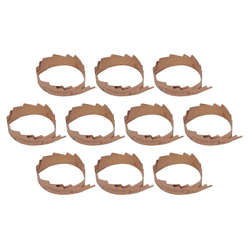 Guzheng Code Positioning Paper Diagram Tools for Zheng Code Display Light Brown 10Pcs