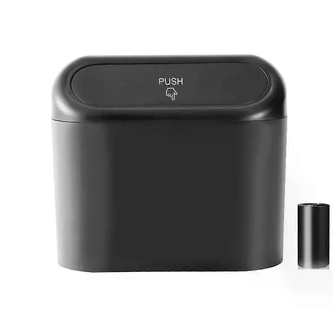 Car Trash Can with Lid Universal Vehicle Mini Leakproof Garbage Bin Car Organizer Storage Suitable for Front Back Seat Vehicle supplies