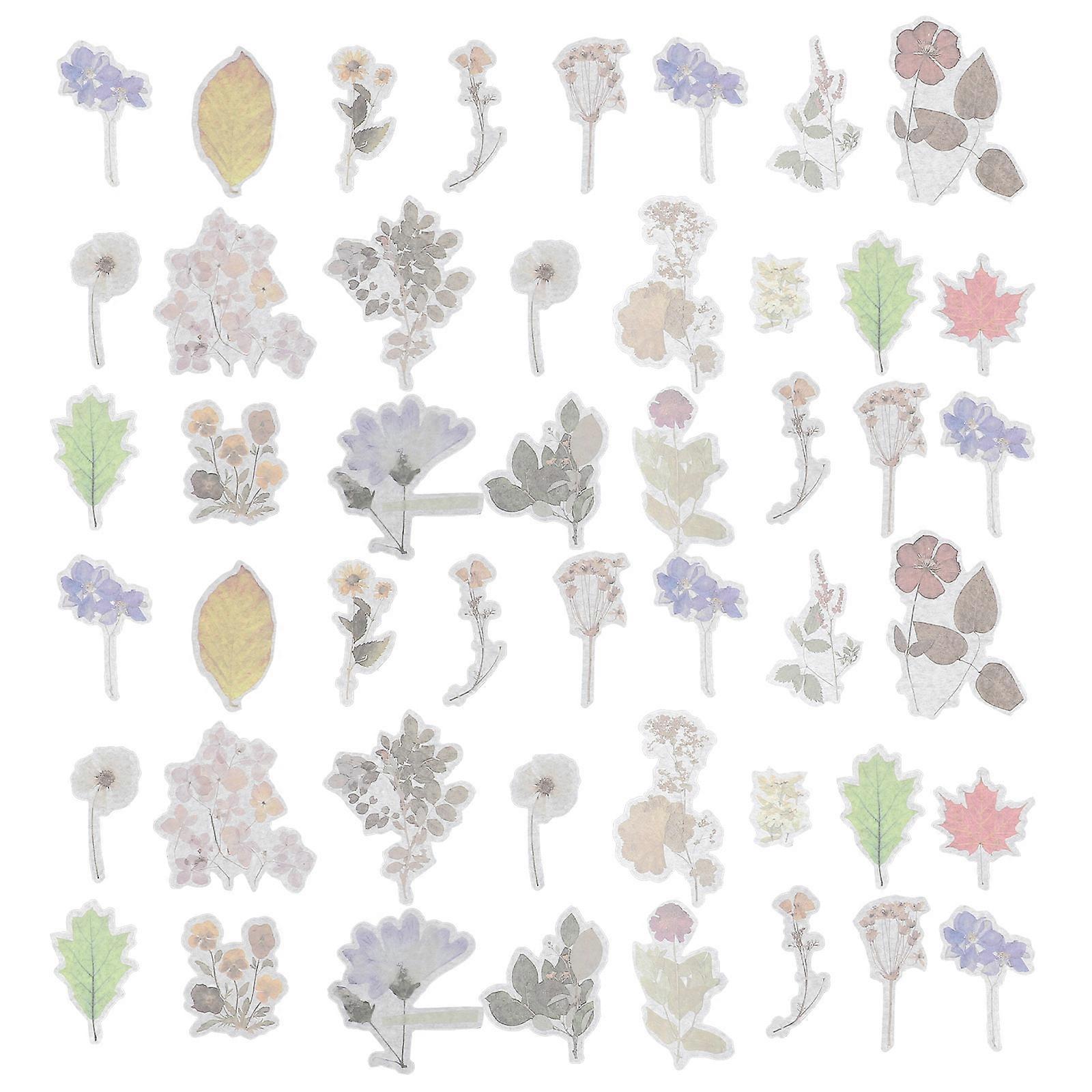 Decorative Stickers Hand Account Diary Assorted Color 10X7cm Creative Users 60Pcs