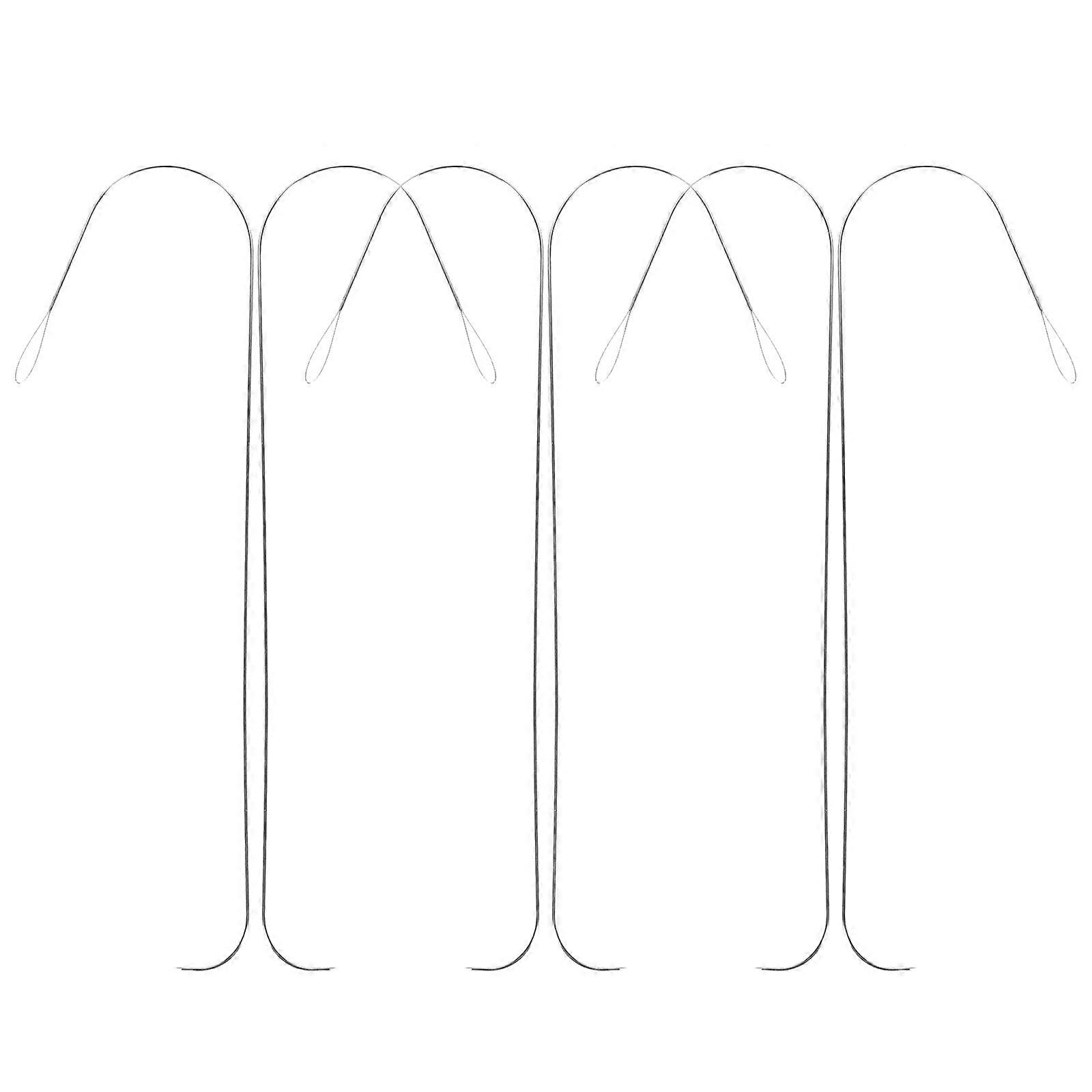 Bead Stringing Beading Needles Crafting Tools Improves Efficiency Silver 6Pcs