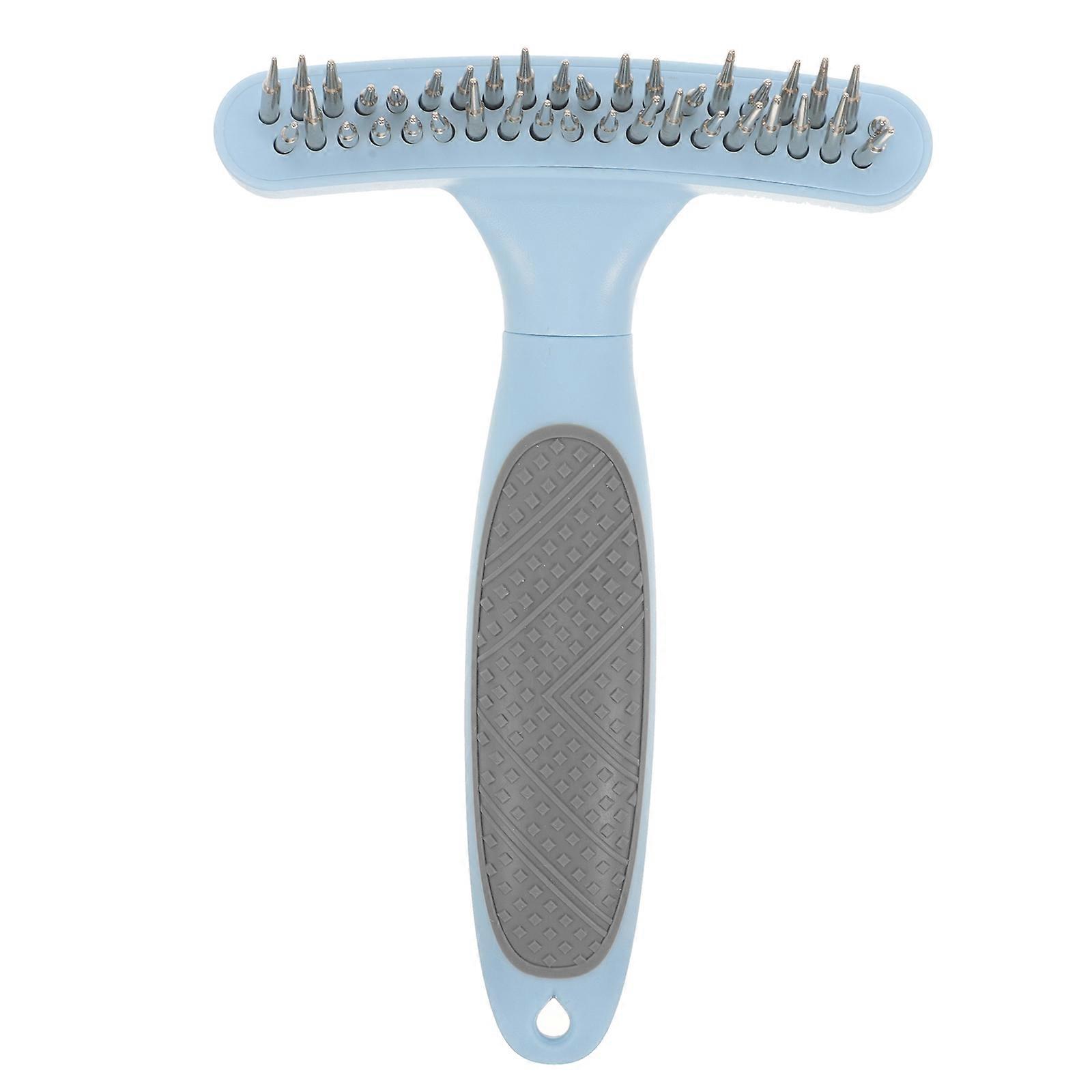 Double Row Pin Grooming Comb for Dogs and Cats – Durable, Easy to Clean, Gentle on Skin for Long Hair