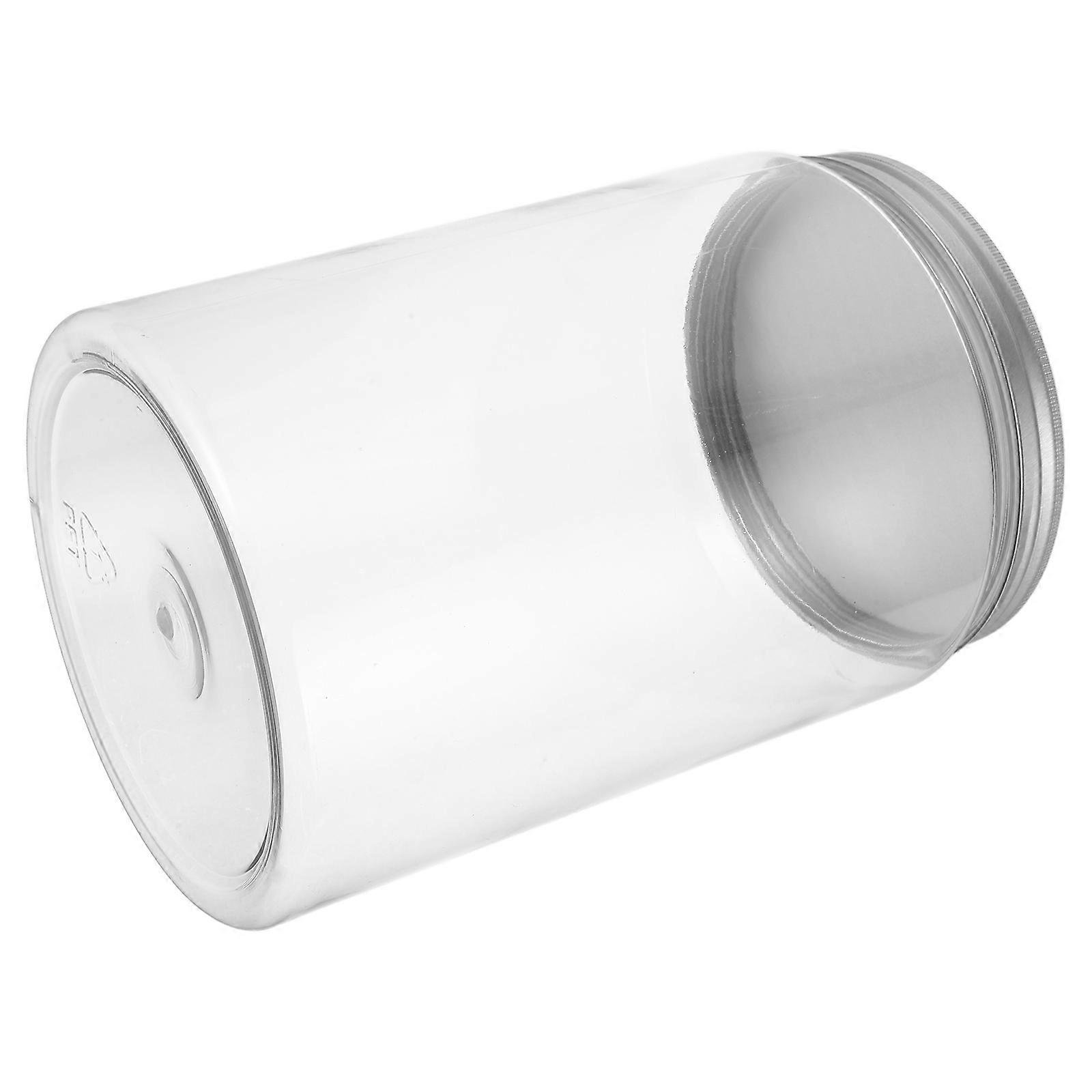 Clear Storage Jar with Lid   Dustproof Transparent Container for Cotton, Dolls, and Bathroom or Bedroom Essentials