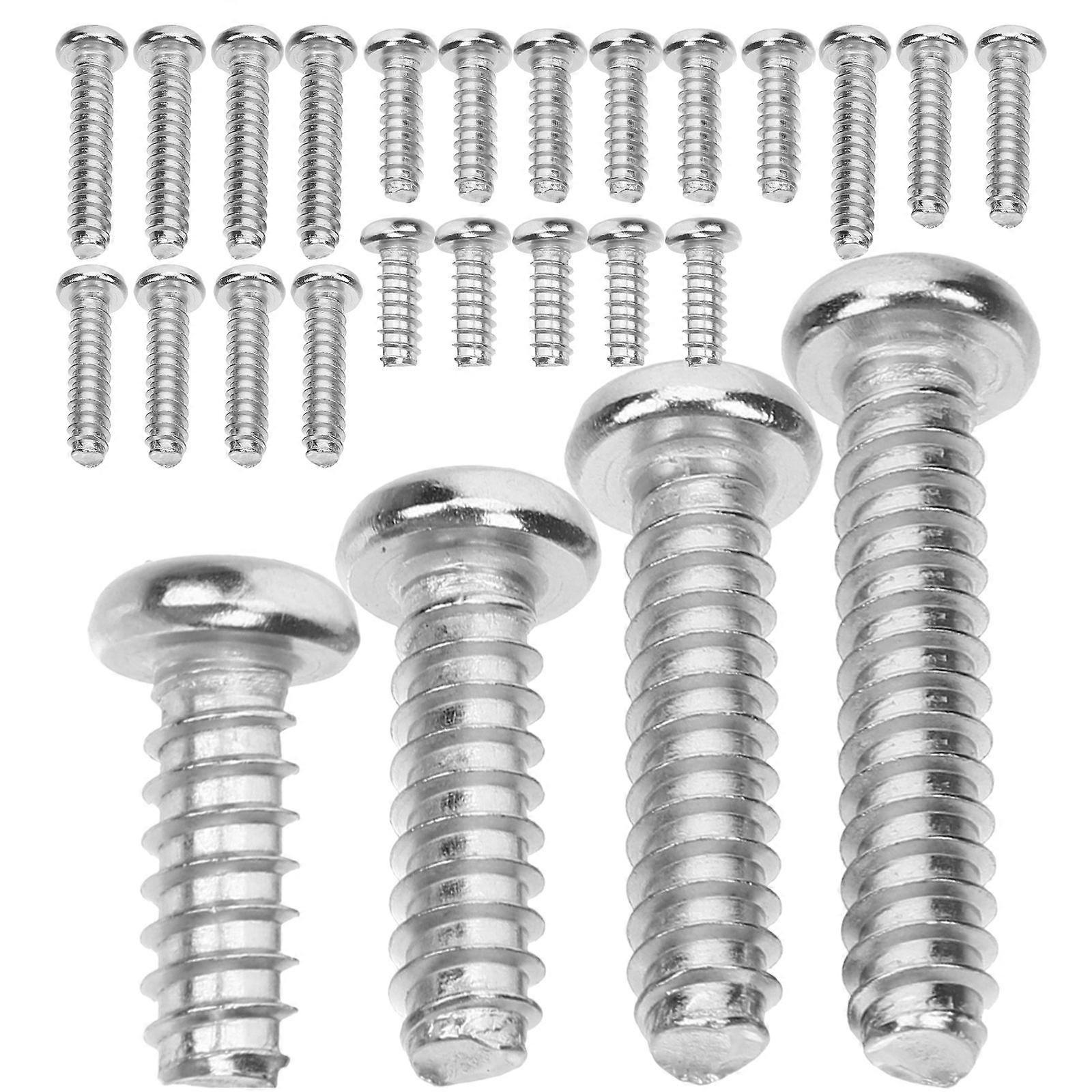 Self Tapping Screw Assortment Kit Wall Plate Fixing Diy Projects Homeowners Handyman 40Pcs