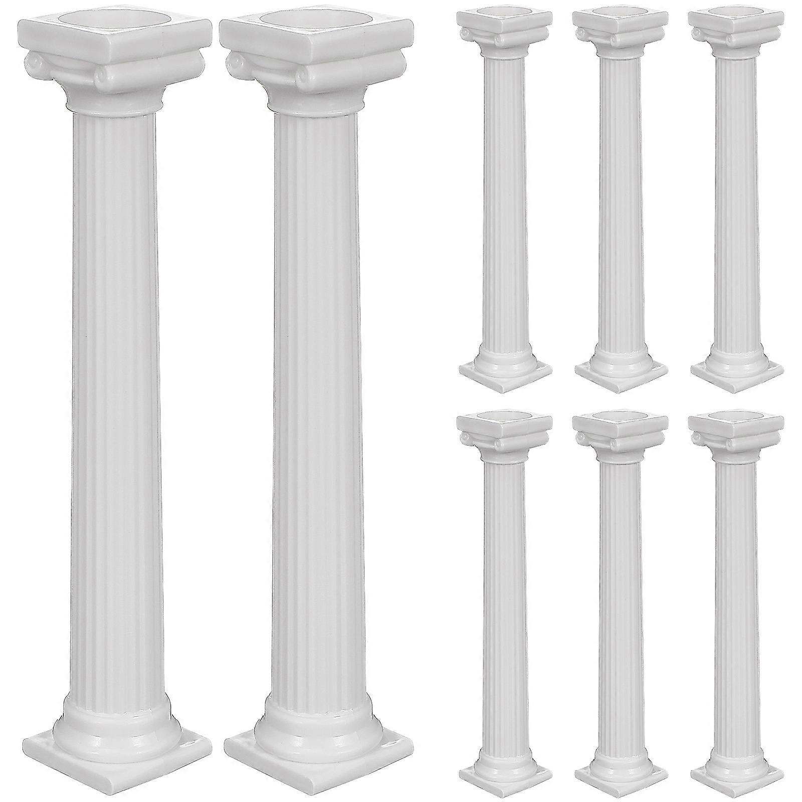 Columns for Wedding Cakes Round Classic Decorative 8Pcs