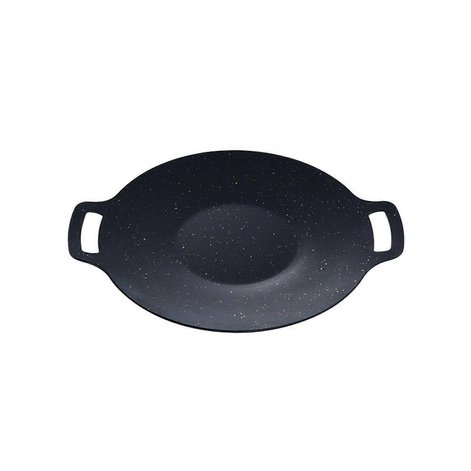 Camping Grills Tray with Double Handle Multi-Purpose Grilling Steak Pan for Home Kitchen