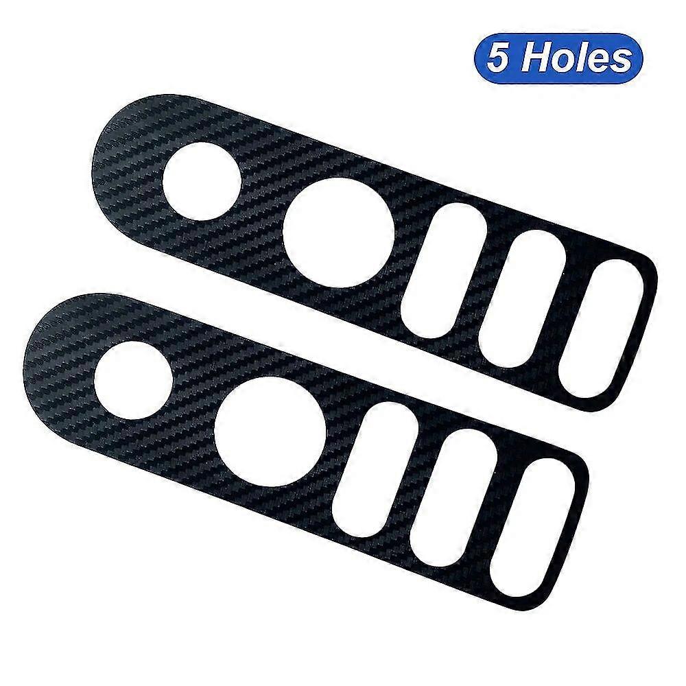 シートレオンキュプラ~4912 SZRH AMの中央ボタンエリアのカーボンファイバー車のステッカー