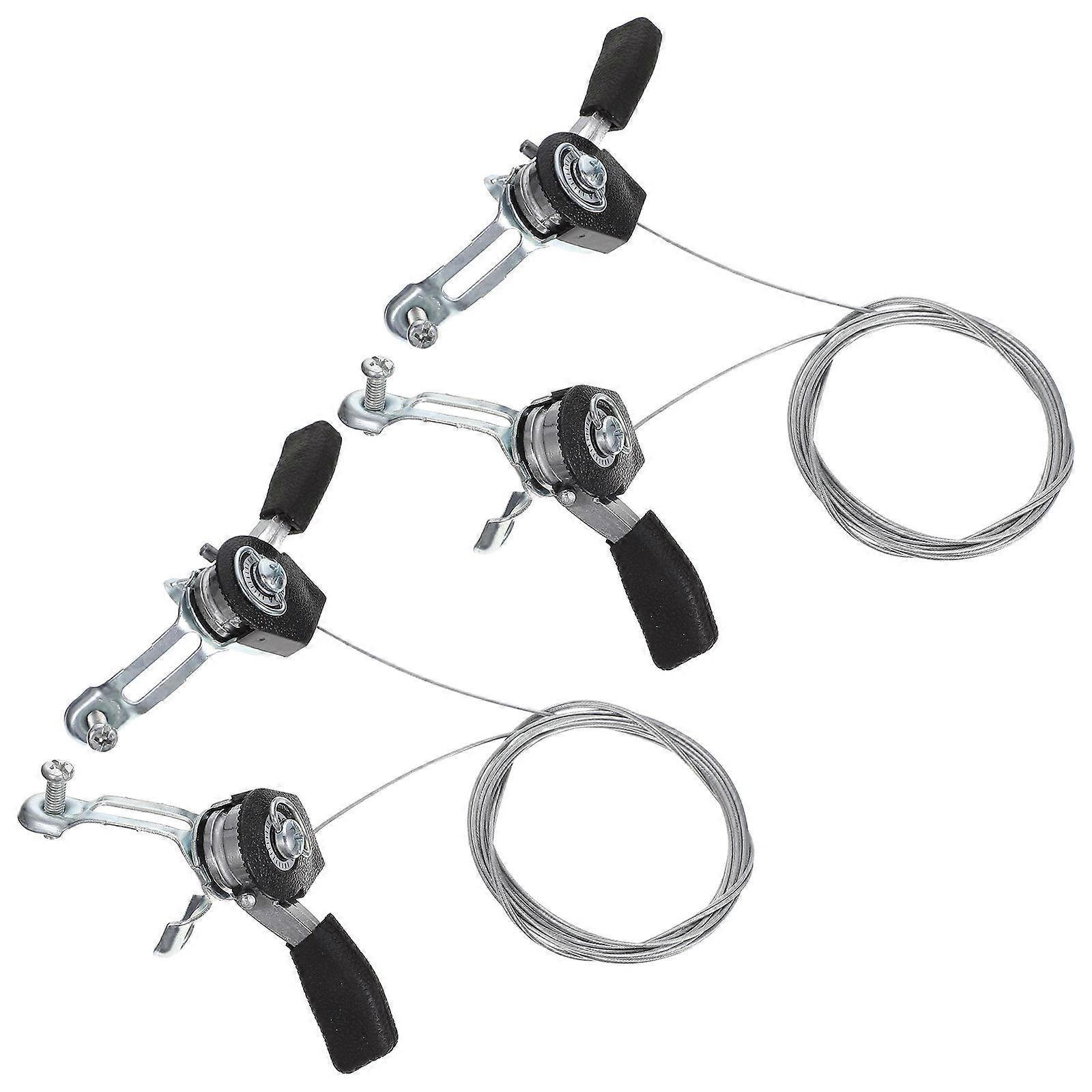 2pcs Bicycle Thumb Shifters High Strength Smooth Gear Control Levers for Mountain and Road Bikes Durable Replacement