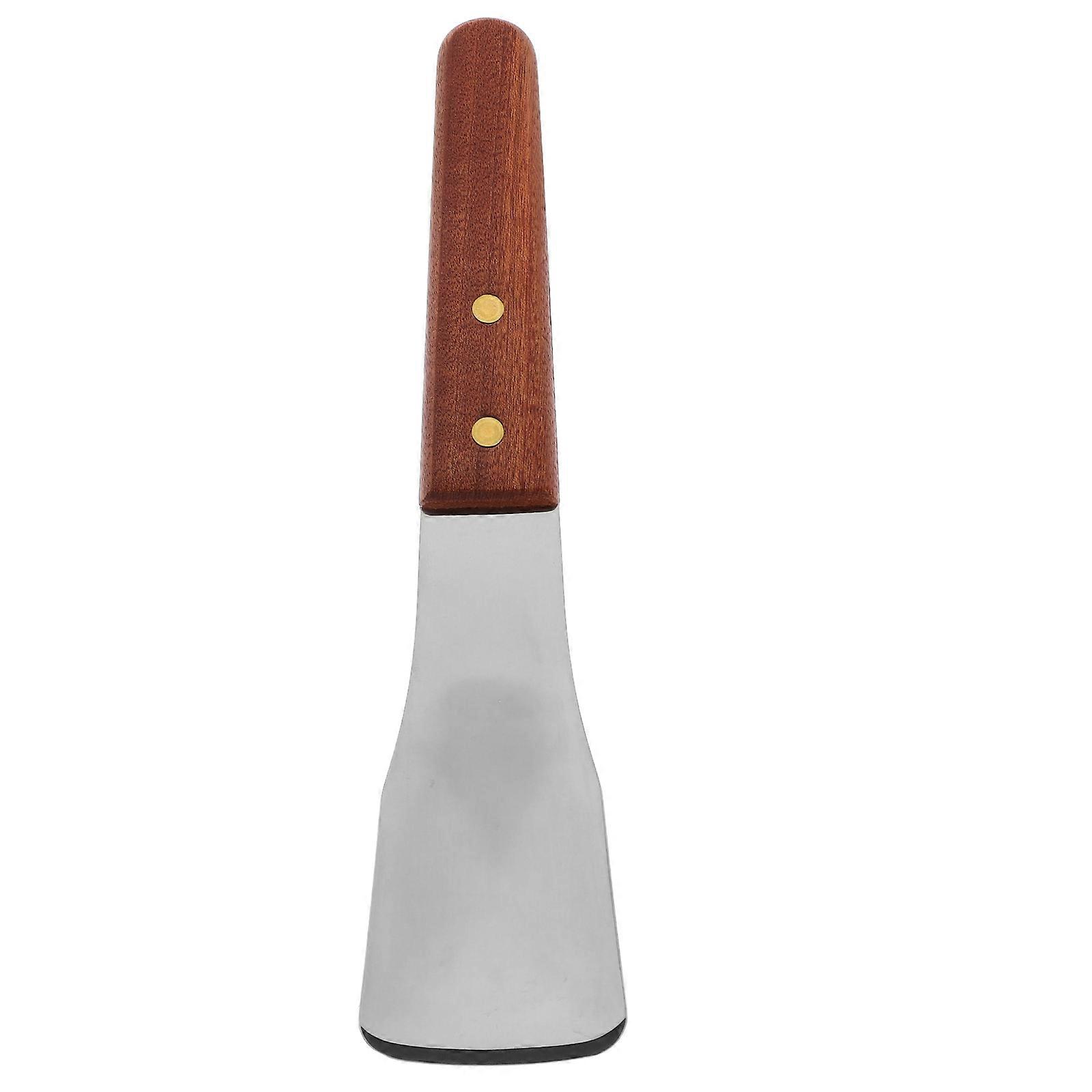 Ice Cream Spade with Wooden Handle Versatile Dessert Scoop for Ice Cream, Pastries, and Jellies Easy to Clean and Comfortable to Use