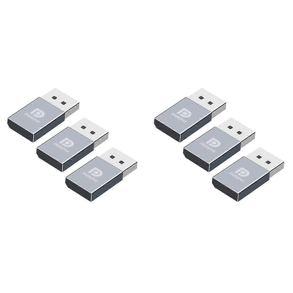 3Pcs 4K Displayport Dummy Plug DP Virtual Display EDID Display Cheat