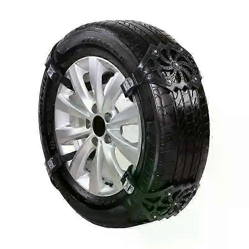 2024 Bil Snö Däckkedjor Lera Däck Hjul Tjockt Antisladdbälte För Bil / SUV / Lastbil Bärbar Lätt att montera Nödgrepp Bil