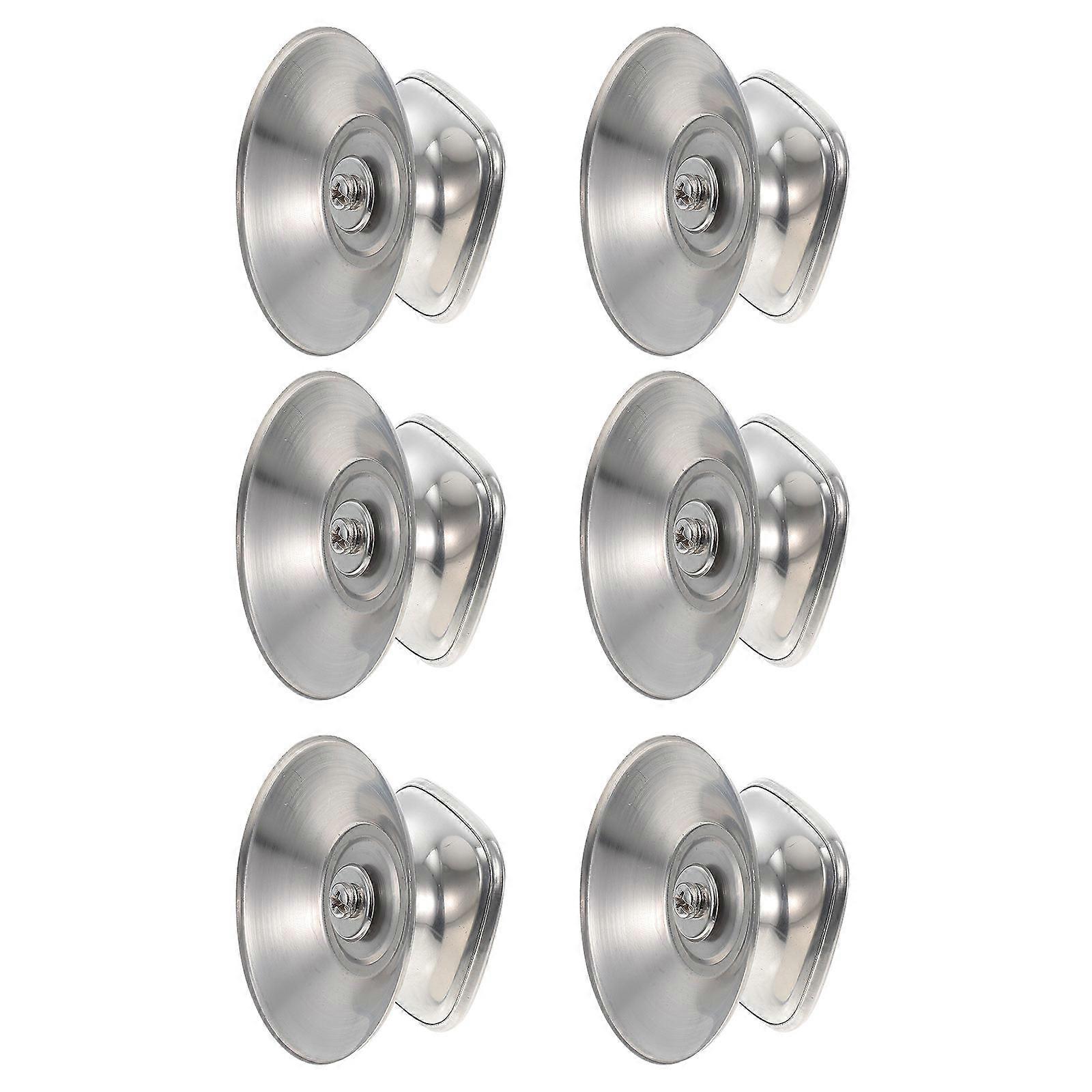 6pcs Pot Lid Caps Grip Cover Handle Replacement for Safe Comfortable Cooking Easy to Install Kitchen Cookware Accessory