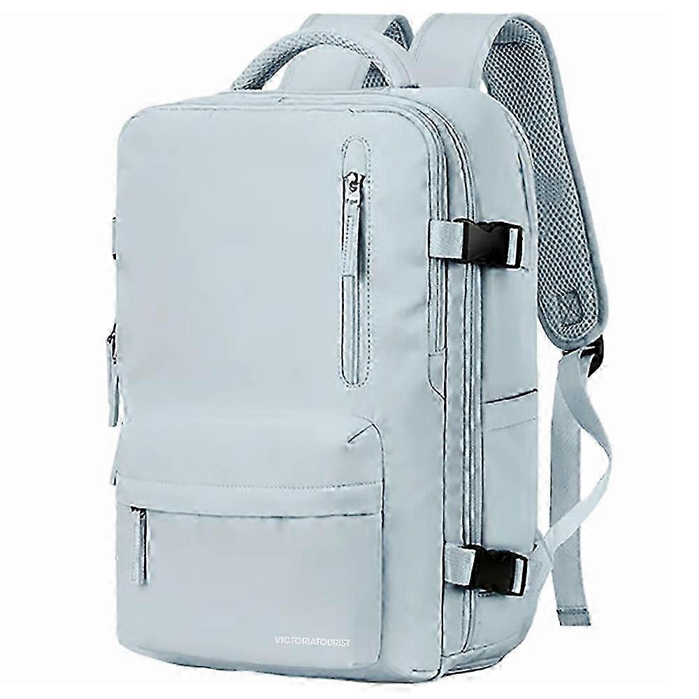 Travel Climbing Backpack Laptop Carrying Polyester Daypack - Mint Green