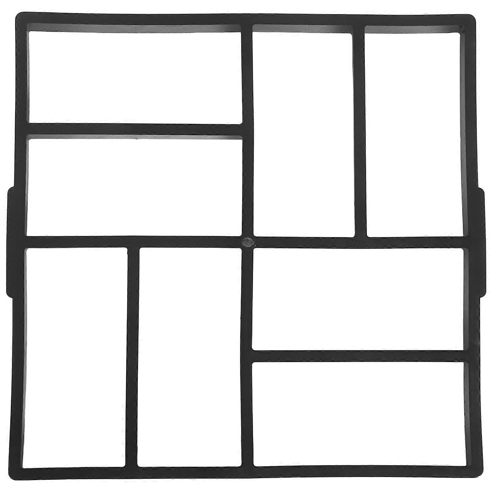 Garden Paver Molds Plastic Path Maker For Courtyards Square 41.80X40.66X4.00CM Path Making 1Pack