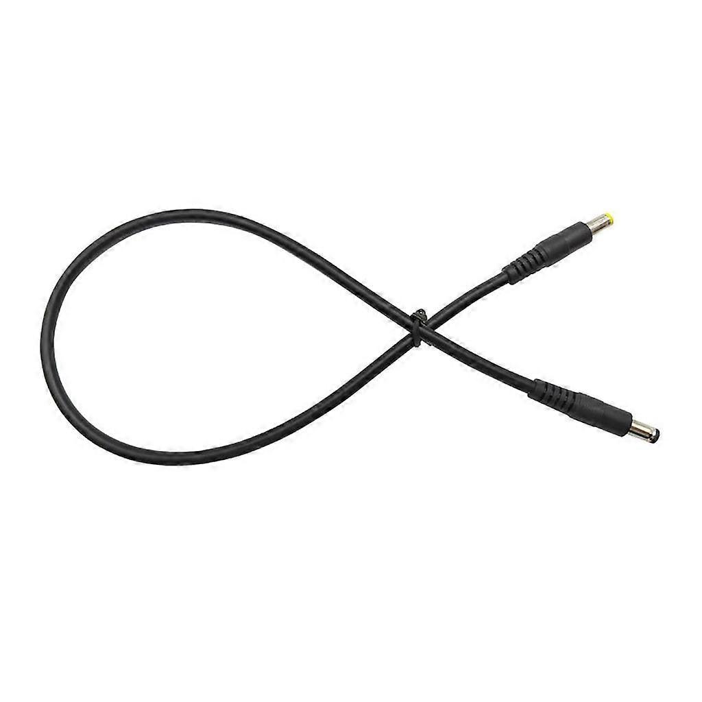 Napájací predlžovací kábel 5,5 mm x 2,5 mm samec na 5,5 mm x 2,1 mm samec napájací kábel