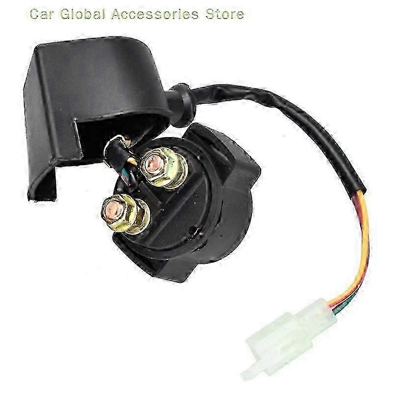 Ignition Coil Starter Relay for Scooter ATV Moped Go-Kart Cross-Country Motorcycle Replacement Accessories