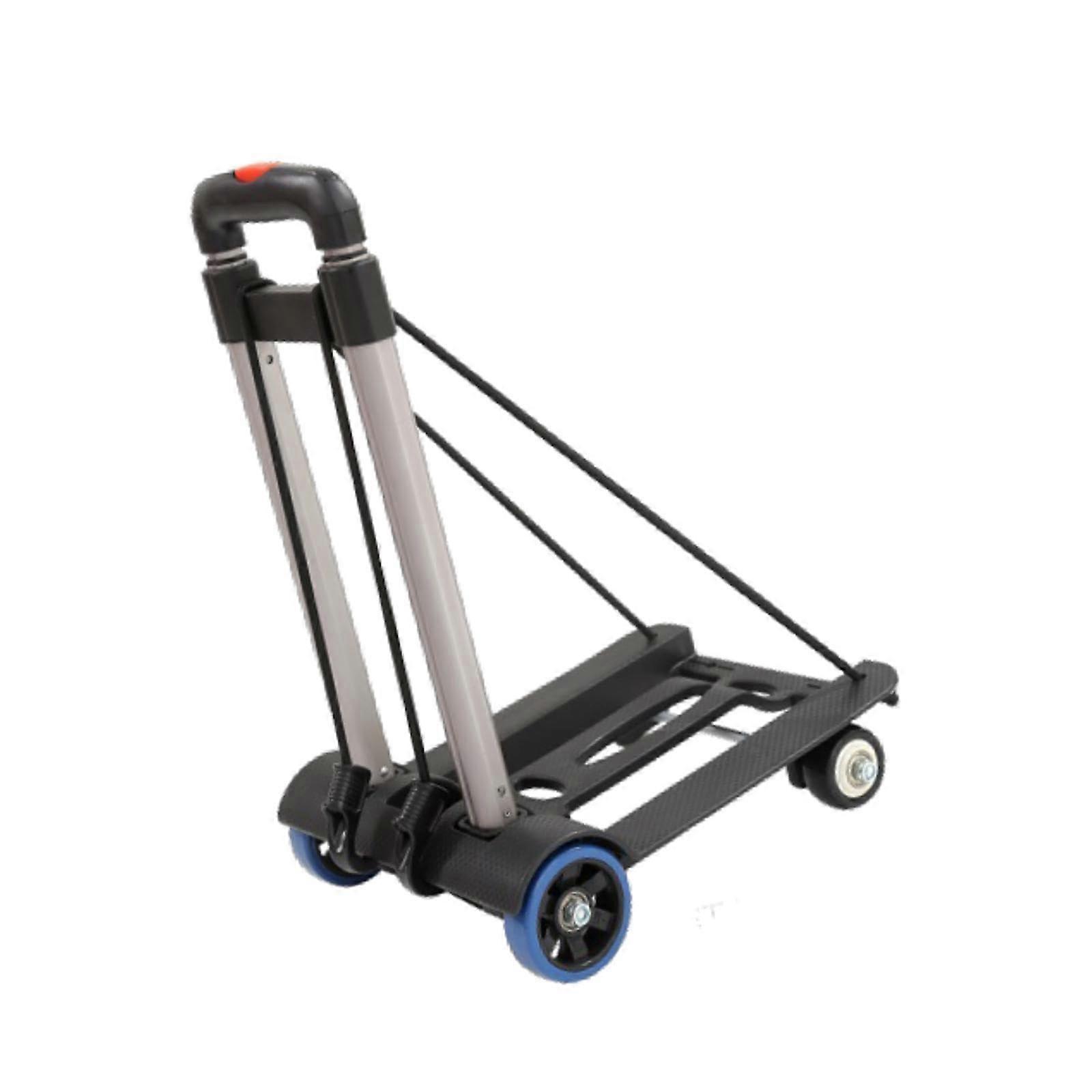 Folding Sack Truck, Multipurpose Luggage Cart with Wheels, Furniture Rolling Cart