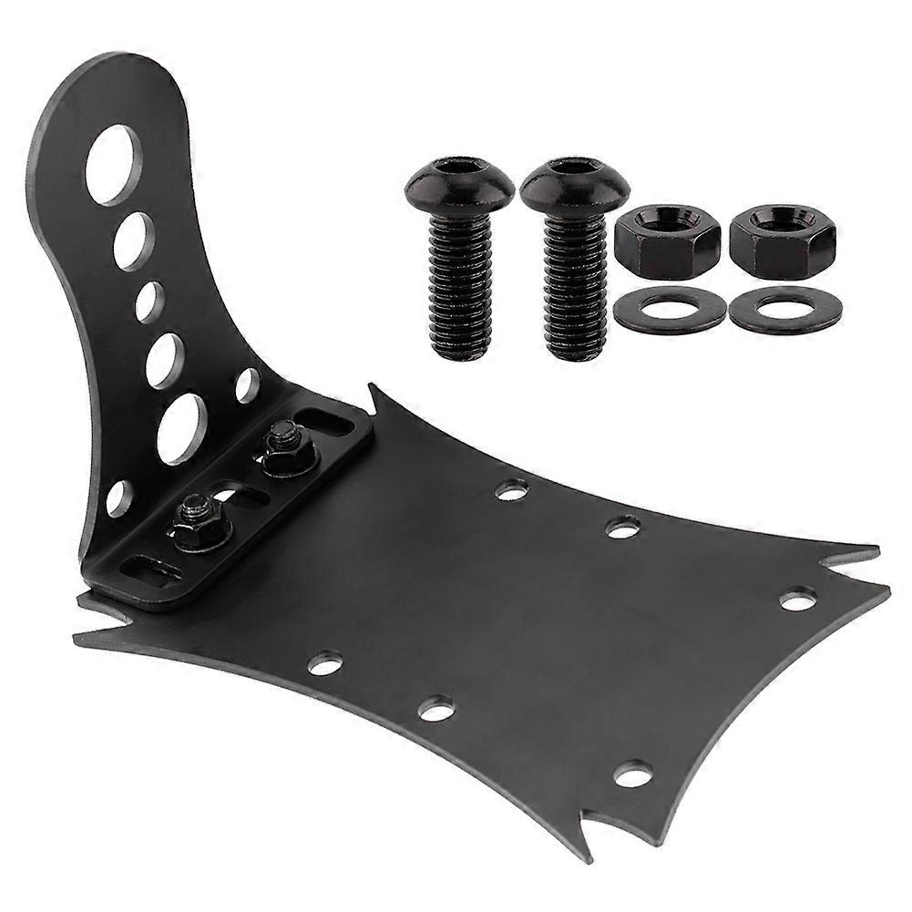Universal Motorcycle Retro Side Mount Tail Light Holder License Plate Frame Bracket #B