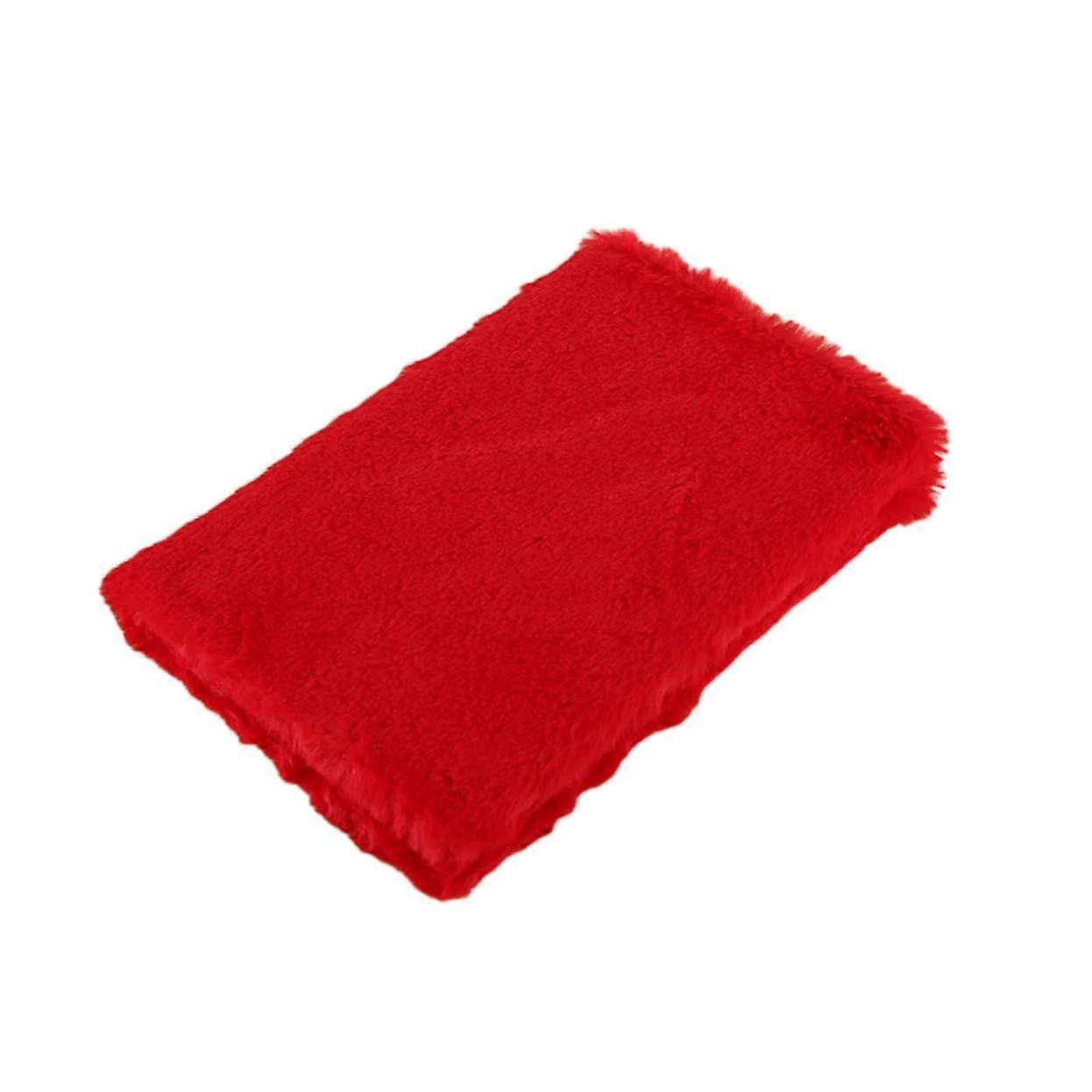 Student Diary Girls Notebook With Lock | Plush Lined College Diary | Cute Red School Notepad Journal for Girls