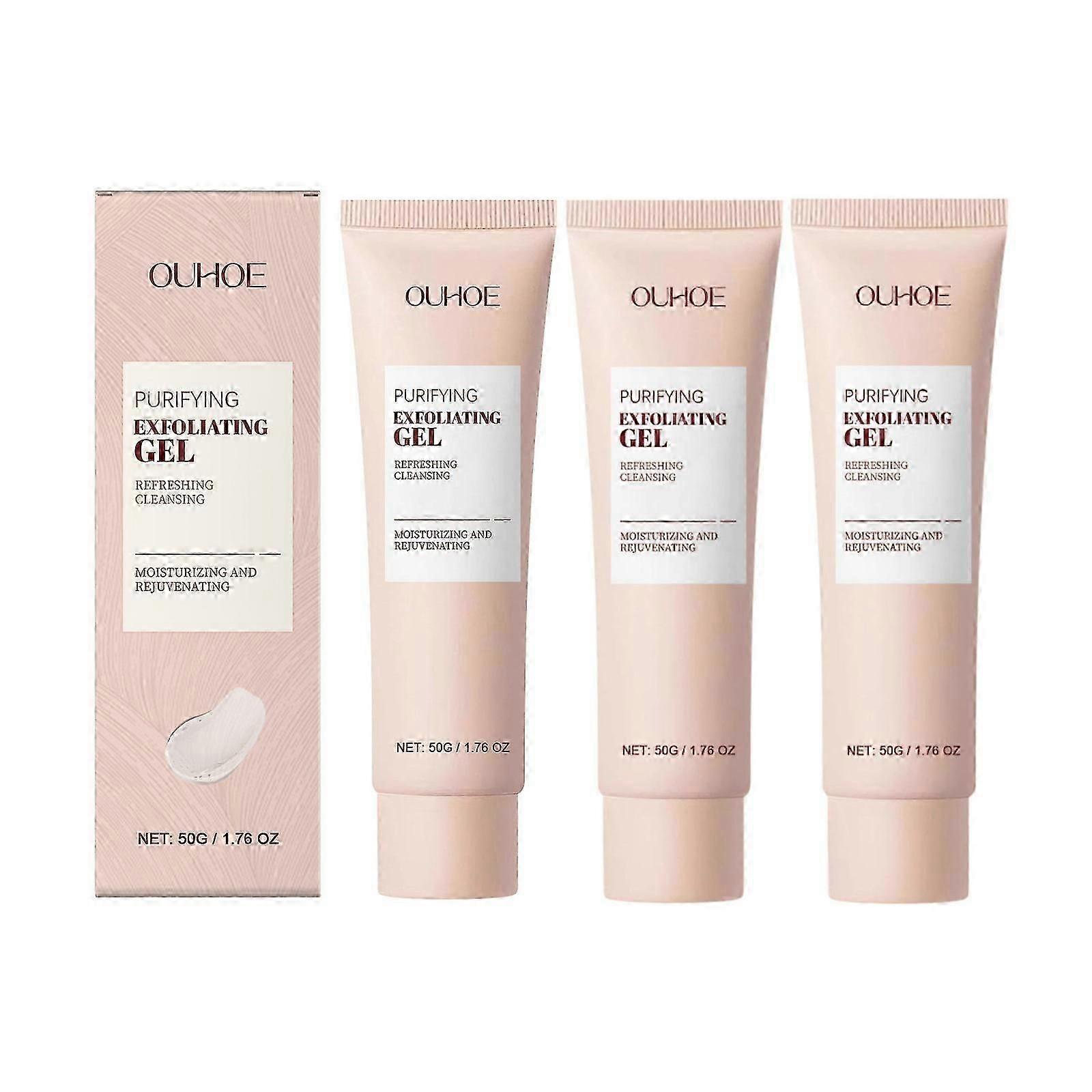 ピュリファイングエクスフォリエイティングジェル、エクスフォリエイティングスクラブ顔用エクスフォリエイティングジェルスクラブ、ディープクレンジングフェイスとボディエクスフォリエイティングスクラブジェル、保湿と若返り