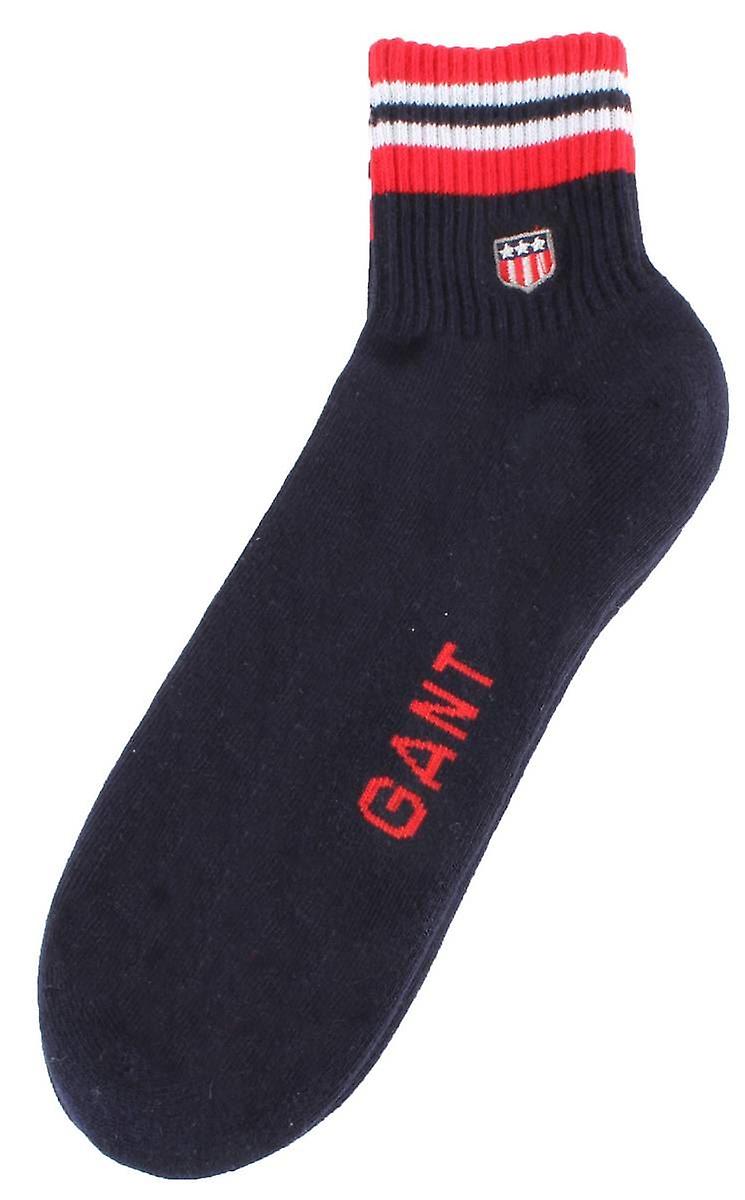 Gant Retro Shield Ankle Socks - Marine Navy