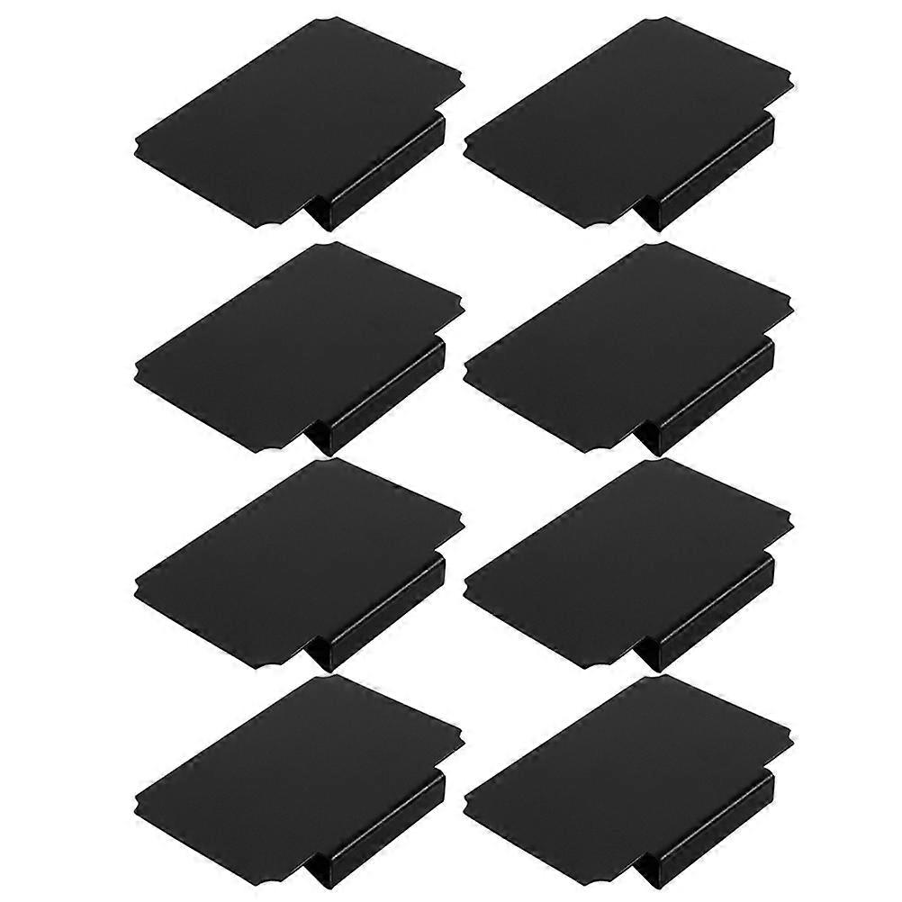 8pcs Reusable Blackboard Label Holders for Retail Sign Cards – Clip On Shelf and Basket Labels