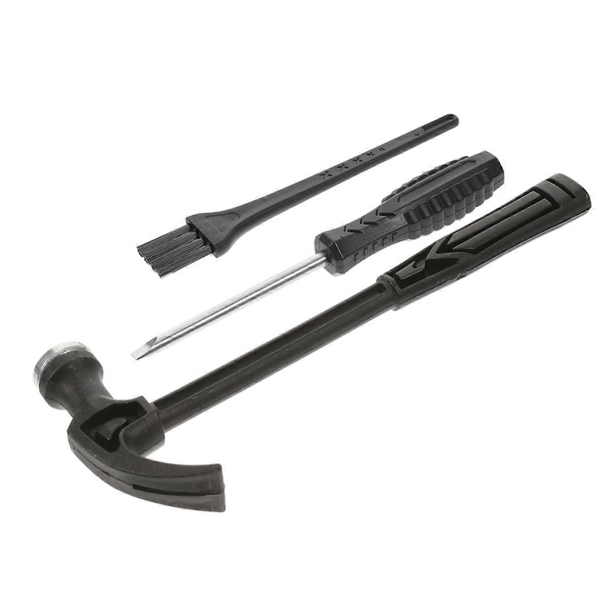1 Set of Archaeological Excavation Tools for Toddlers Hammer Gemstone Digging Kit Digging Tool Set for Plastic Black