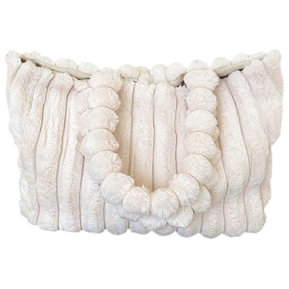 Decorative Shoulder Bag For Lady present Option White Large Capacity Travel Use Simple And Delicate Design 1Pcs