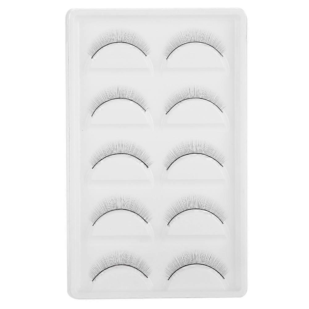 5 Pairs False Eyelashes Training Lashes for Beginners Eyelash Extensions Beauty Salon Practice