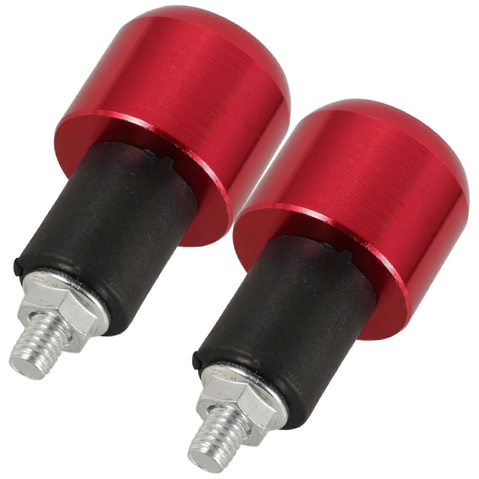 Motorcycle Handlebar End Caps Electric Bike Protection 6.00X2.50X2.50CM CNC Machined 1 Pair
