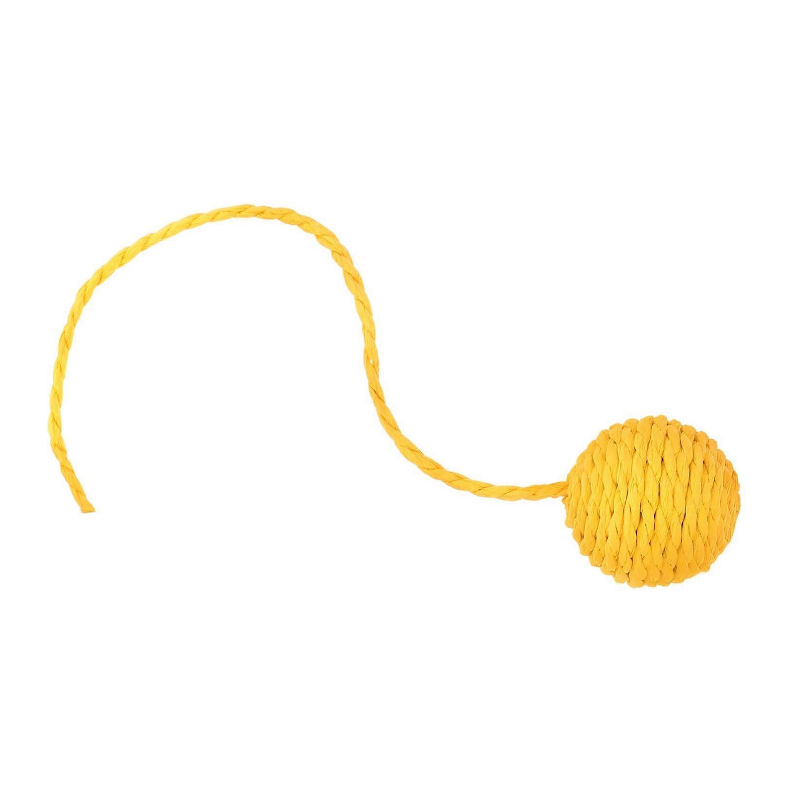 Interactive Cat Toy Sisal Rope Ball With Bell Replacement For Cat Scratching Post And Play Accessories For House Cats