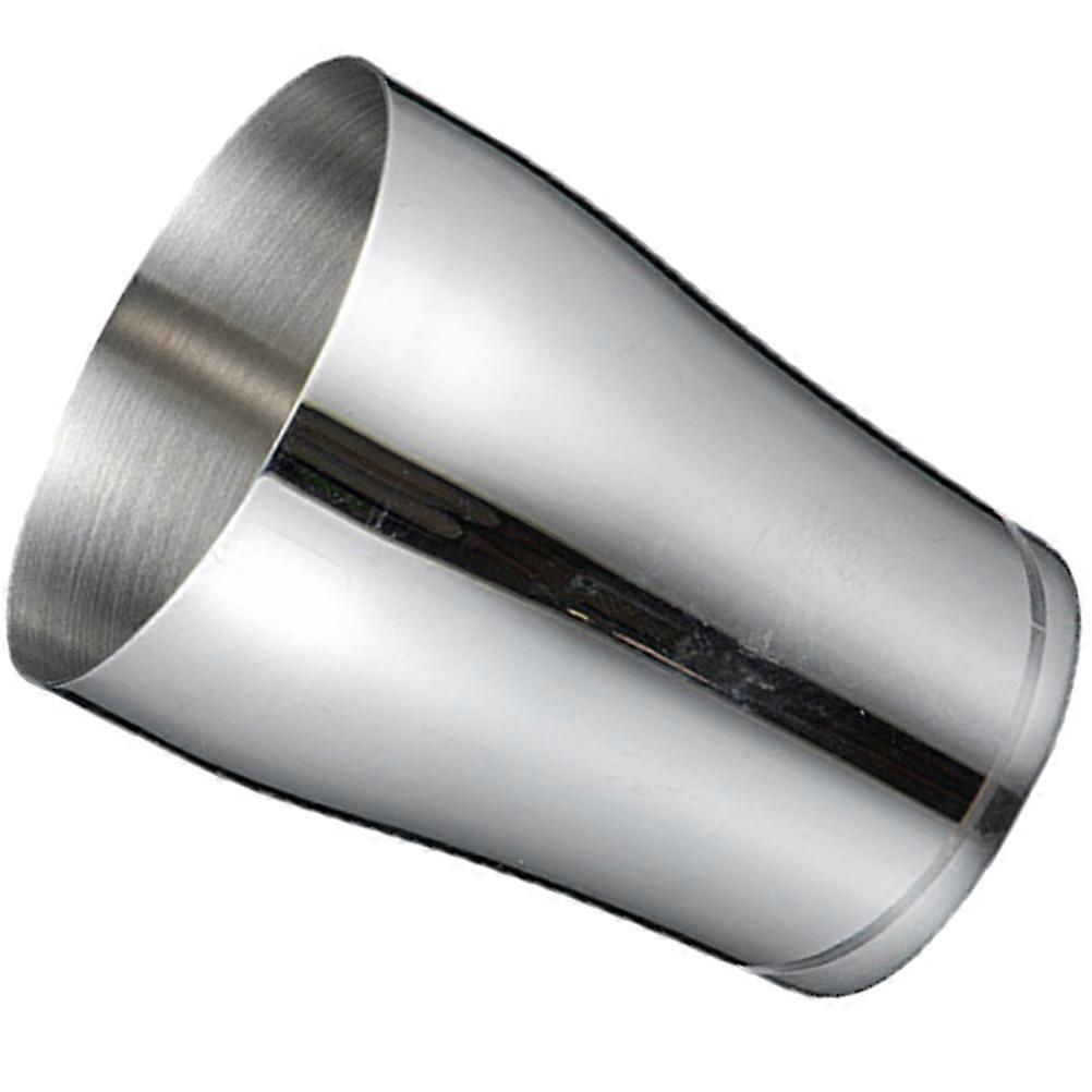 Bathroom Tumbler Cup With Handle Stainless Mug Impact Resistant Home Use Silver 4.5×3.3×3.3in Easy to Clean 1Pack