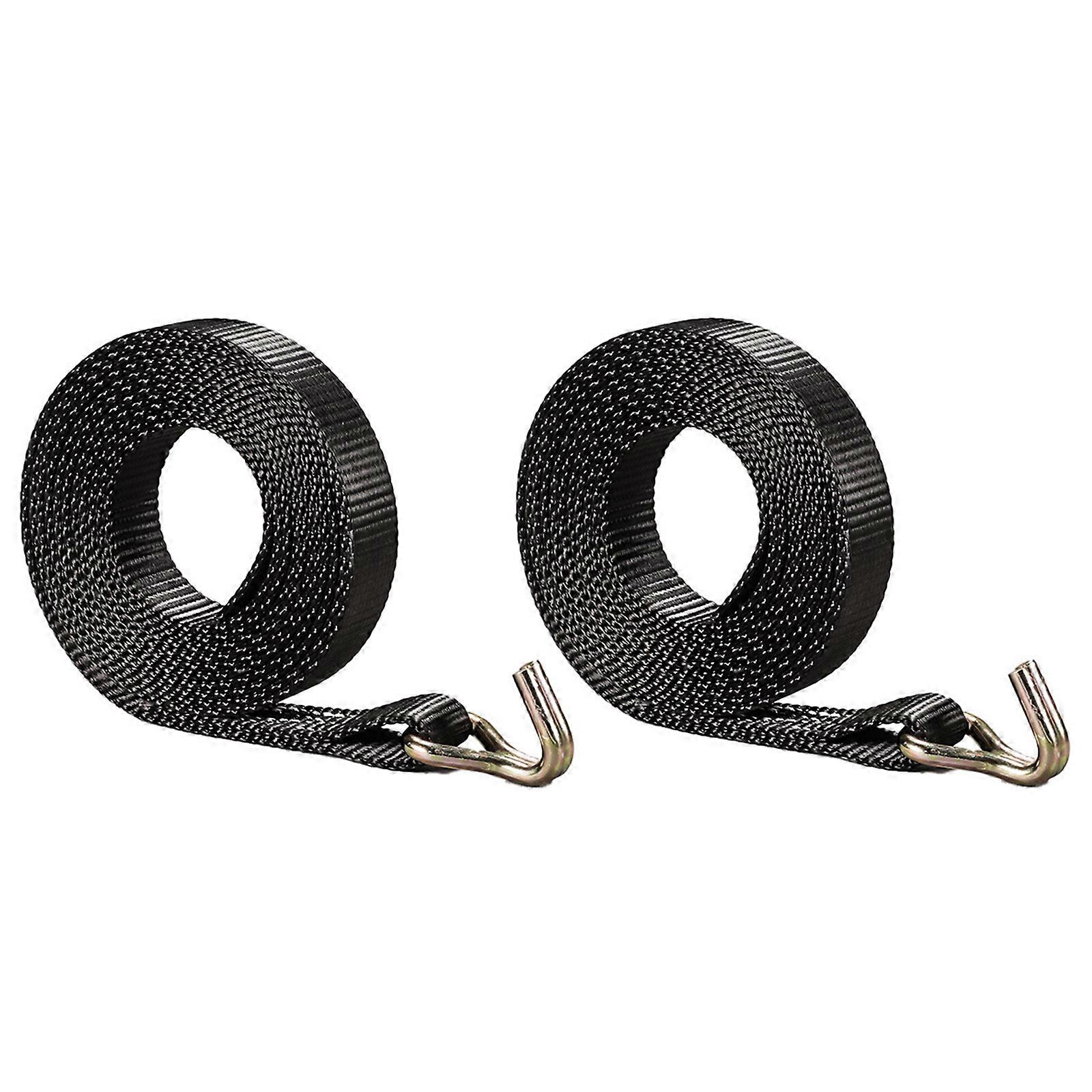 Portable Sturdy Polyester Cargo Straps Double Hook Convenient for Secure Truck Bed and Motorcycle Tie Downs Use Multicolor