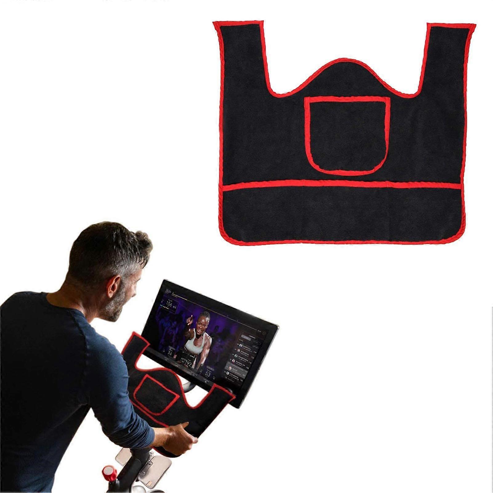 Spin Bike Handlebar Towel Pad, Soft Terry, Non Slip Sweat Towel, Keeps Sweat Off, One Size